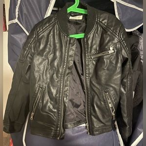 Little kids size 7-8 leather jacket